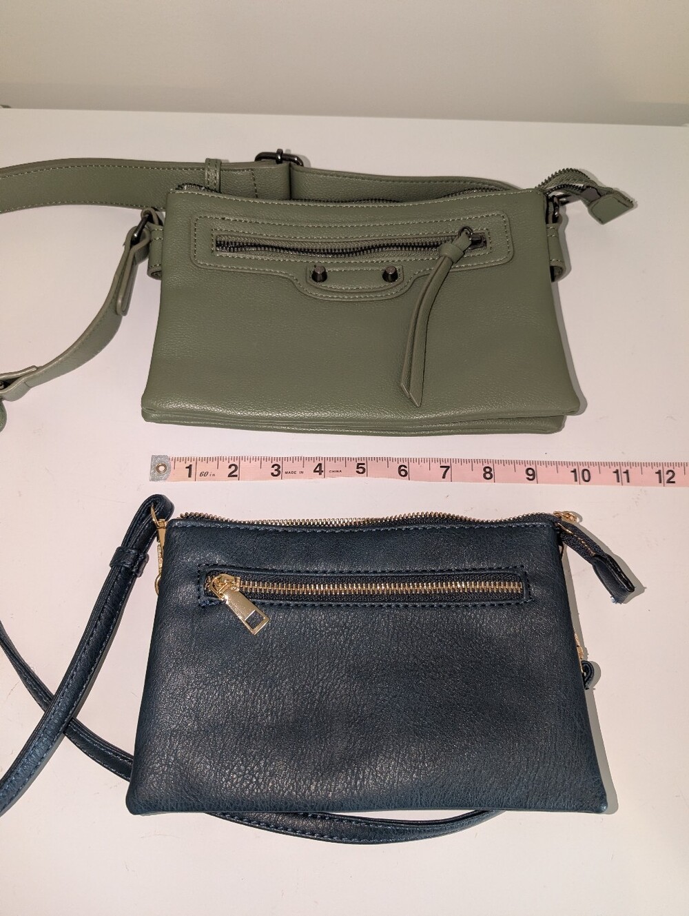 Olive Green + Dark Turquoise Crossbody Set